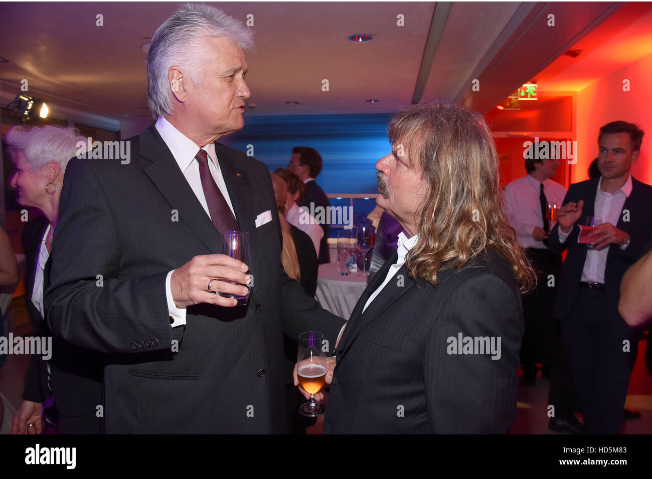 Bertelsmann Party 2016 bei Bertelsmann Repraesentanz in Mitte - Party mit: Guido Knopp, Leslie Mandoki Where: Berlin, Deutschland bei: 08 September 2016 Stockfoto