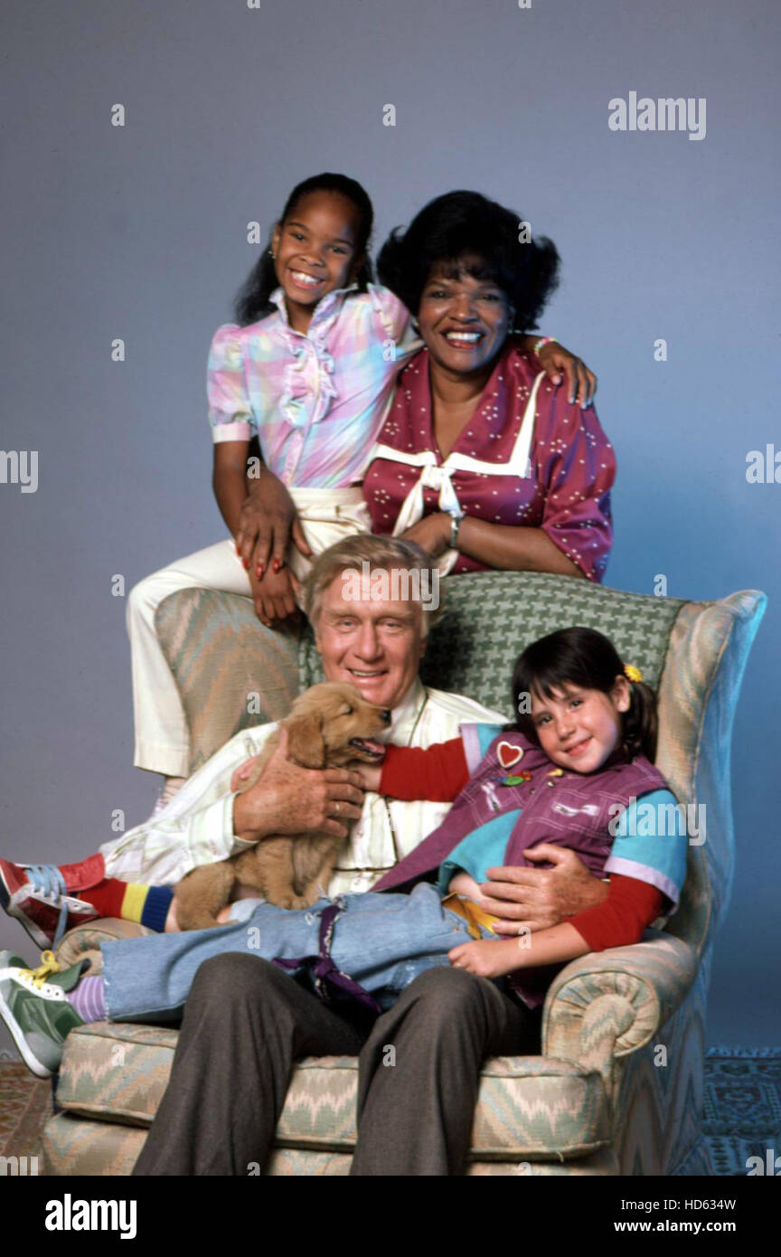 PUNKY BREWSTER, (stehend) Cherie Johnson, Susie Garrett (sitzend