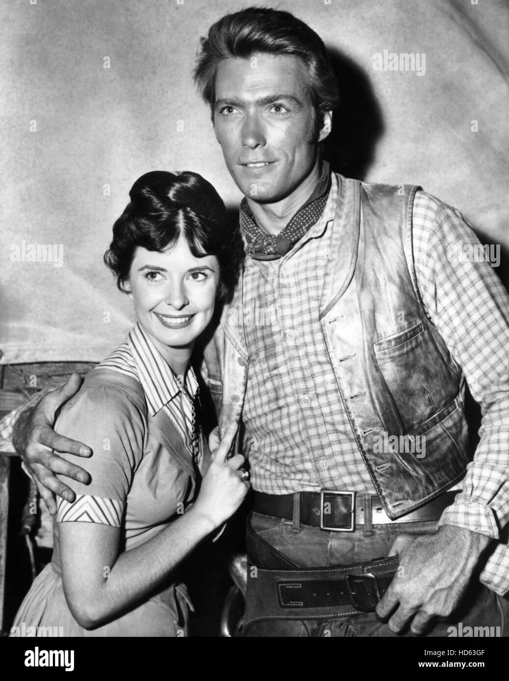 ROHLEDER, (von links) Margaret O'Brien, Clint Eastwood, "Störung der