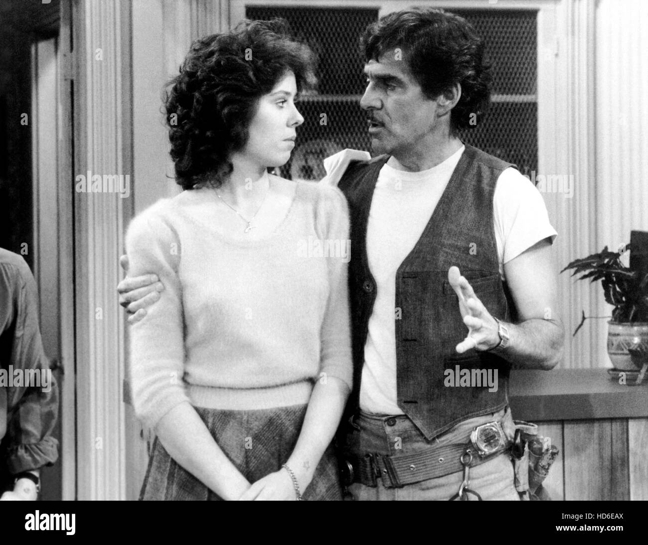 EINES Tages in einer Zeit, von links: Mackenzie Phillips, Pat Harrington, 1975-84. Stockfoto