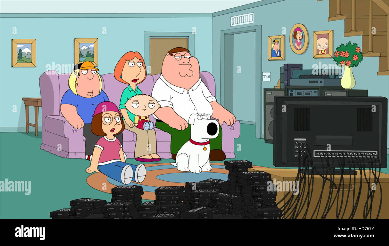 FAMILY GUY (v.l.) Chris Griffin, Meg Griffin, Lois Griffin, Stewie Griffin, Peter Griffin