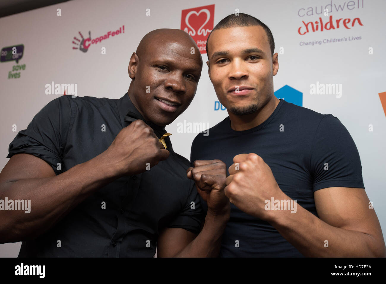 BGC Partners Charity Day statt in Canary Wharf.  Mit: Chris Eubank Jr., Chris Eubank Where: London, Vereinigtes Königreich bei: 12 September 2016 Stockfoto