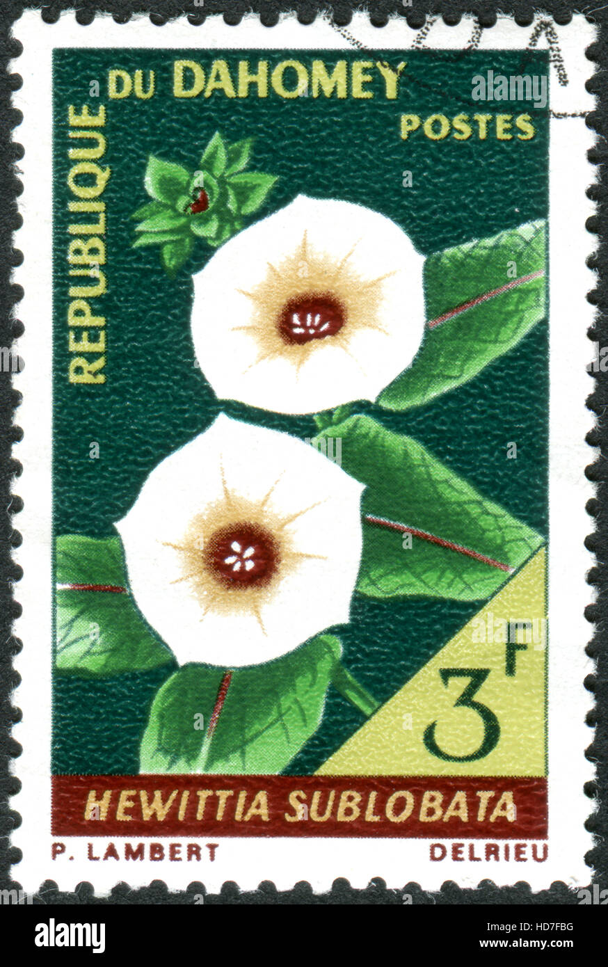 DAHOMEY CIRCA 1967 Eine Briefmarke gedruckt in Dahomey, zeigt die