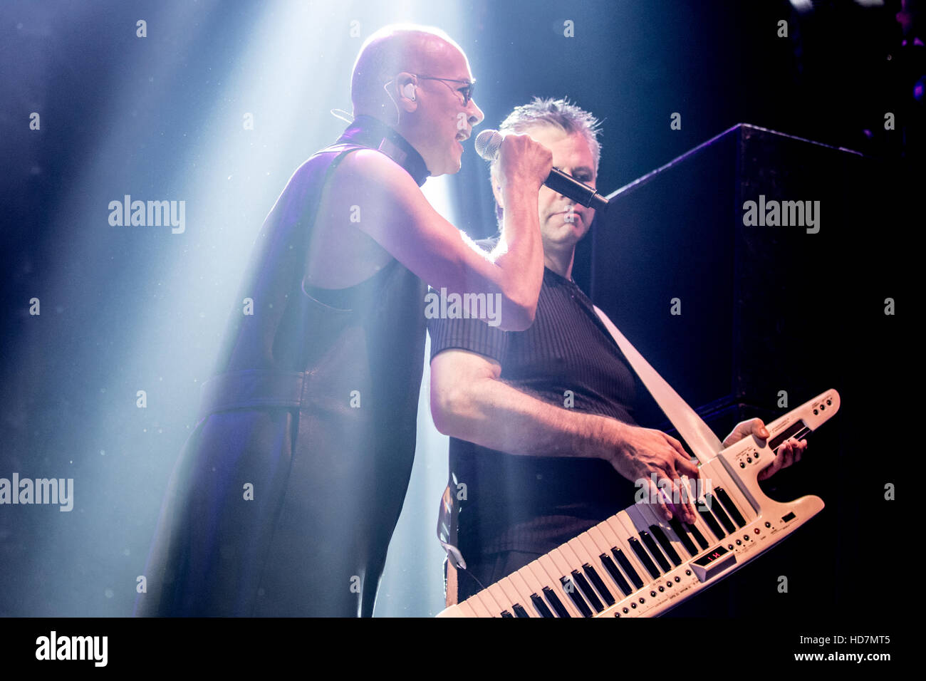 The Human League beim Bestival Featuring: The Human League, Philip Oakey Where: Newport Isle Of Wight, Großbritannien: 11 September 2016 Stockfoto