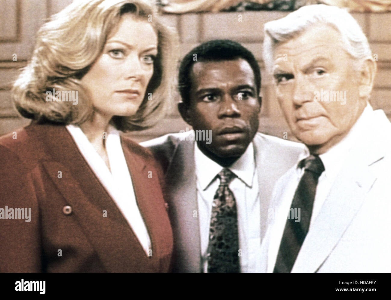 MATLOCK (v.l.): Nancy Stafford, Clarence Gilyard Jr., Andy Griffith ...