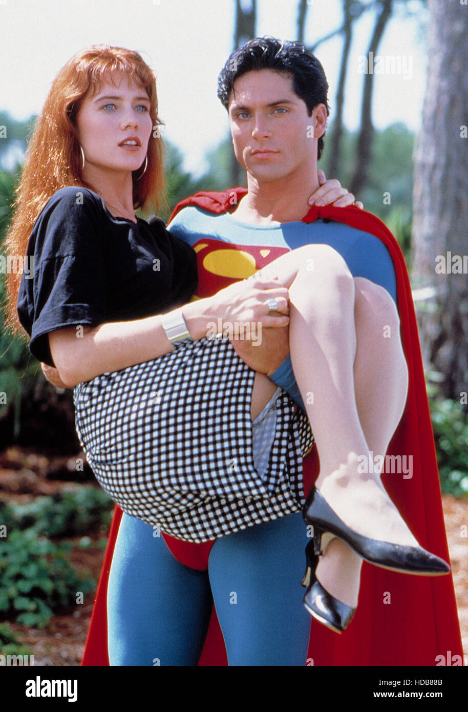 SUPERBOY, Stacy Haiduk, Gerard Christopher (89-92), 1988-1992 Stockfoto