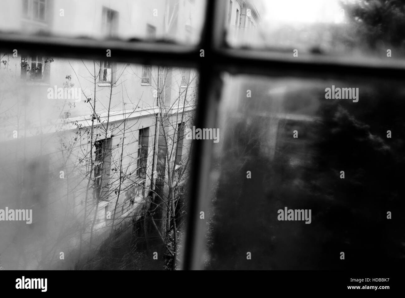 Die verlassenen ehemaligen sowjetischen Armee-Hauptquartier in Wuensdorf in der Nähe von Berlin Stockfoto
