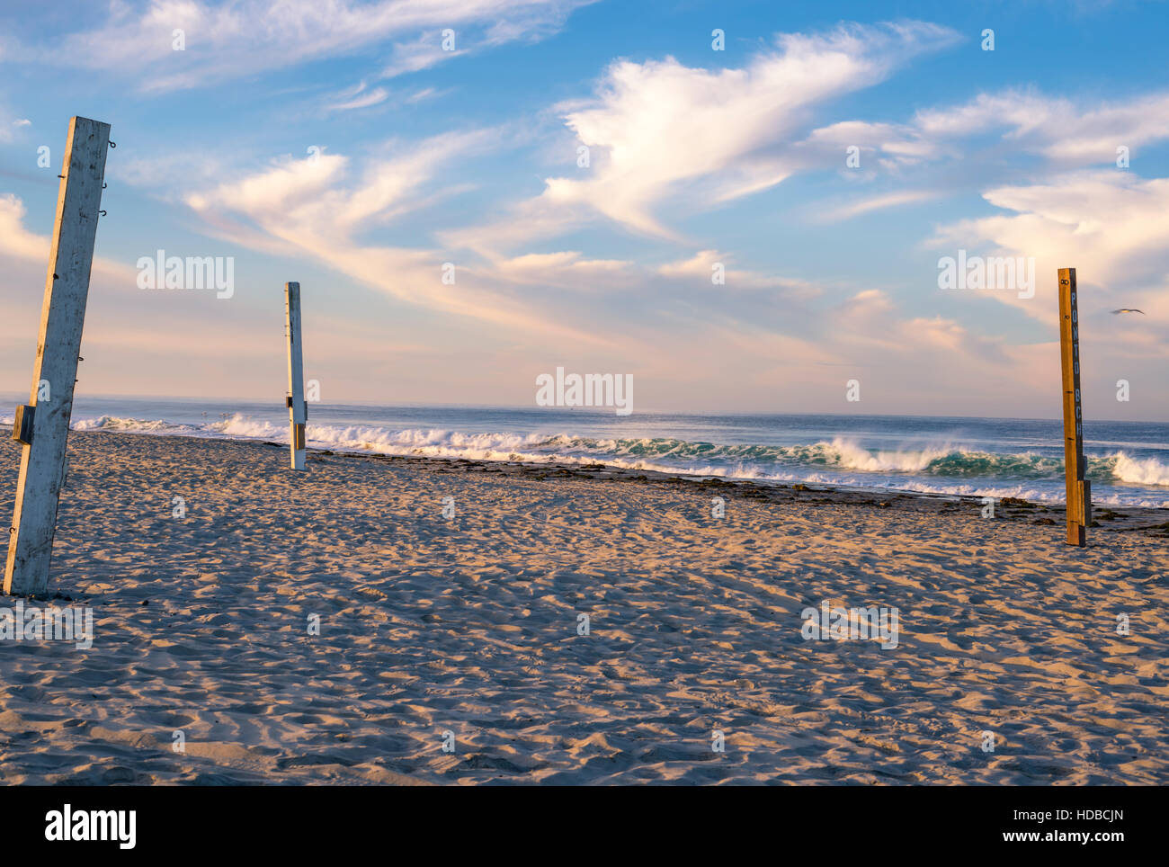 Ponto Strand/Süd Carlsbad State Beach, Carlsbad, Kalifornien, USA. Stockfoto