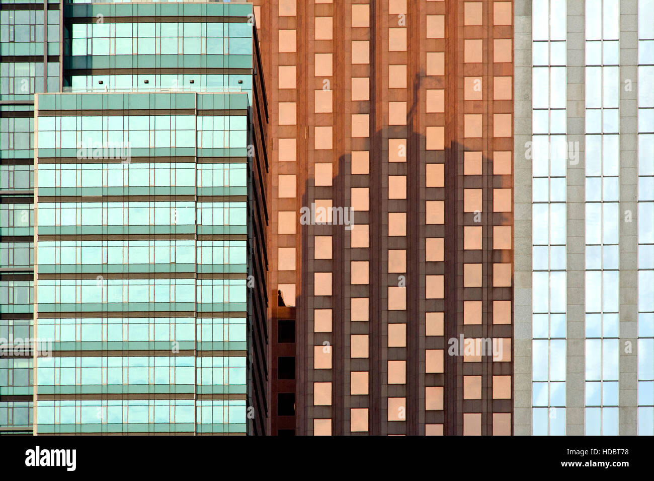 Beton und Glas Türme in der Innenstadt von Toronto Stockfoto