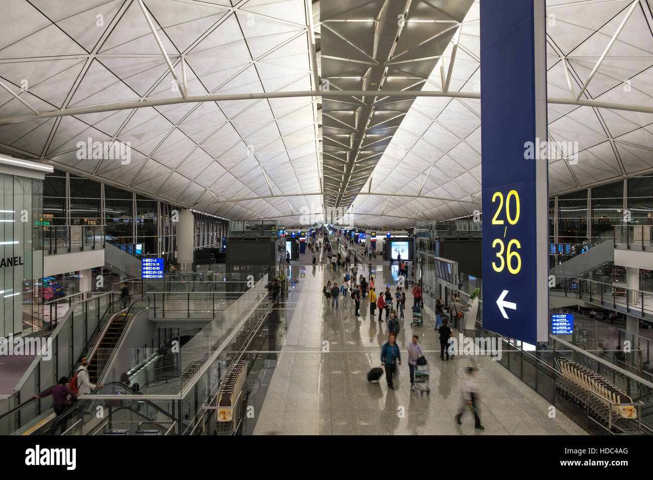 Hong Kong International Airport Stockfoto