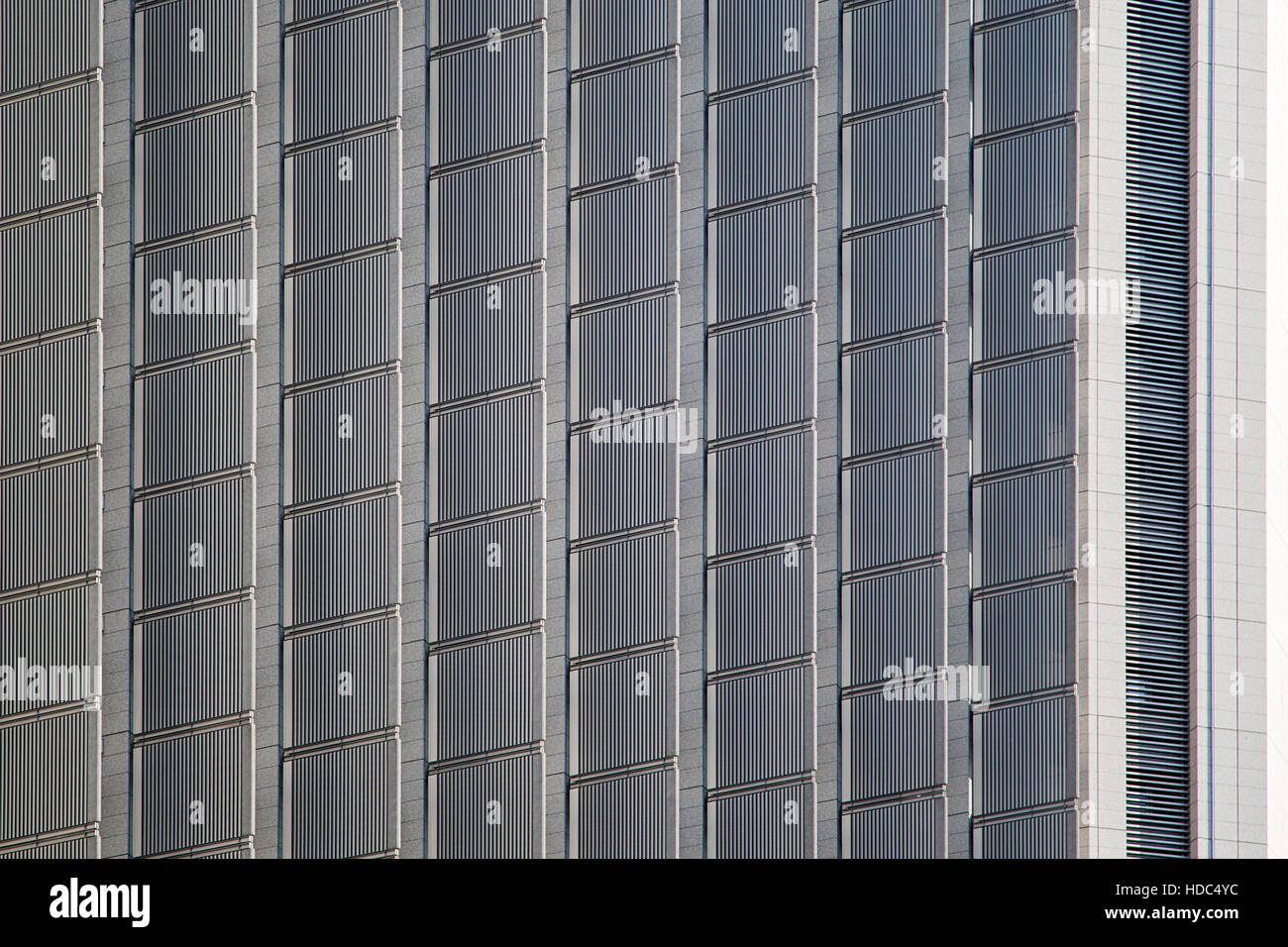 Blick auf die modernen Gebäude in Tokio, Japan Stockfoto