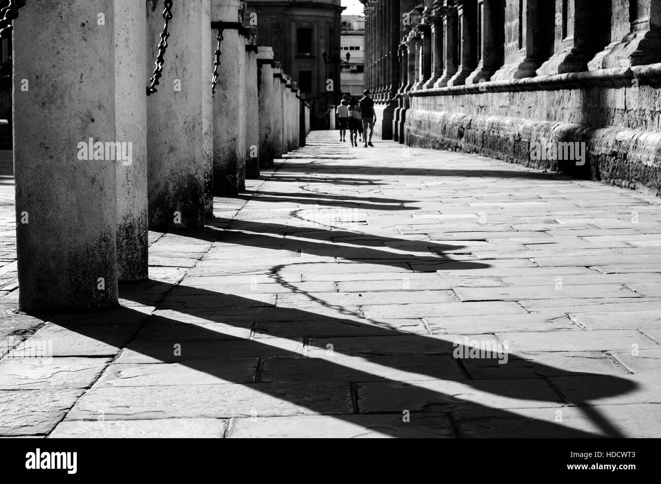 Die colofrul Straßen von Sevilla, Spanien Stockfoto