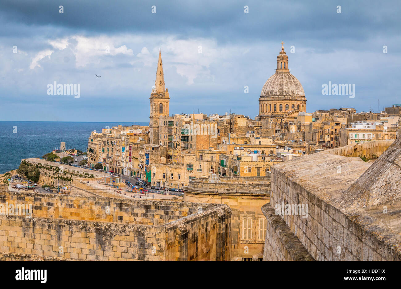 Valletta Malta Stockfoto