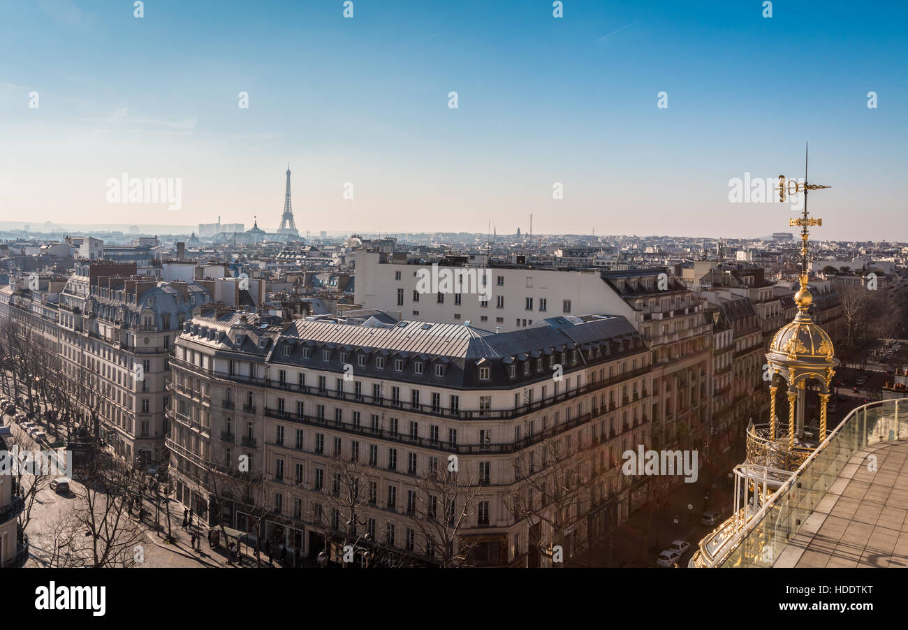 Alte Stadt von Paris Stockfoto