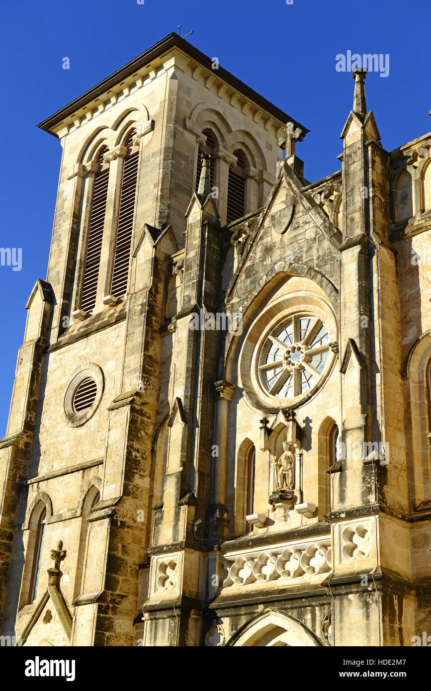 Die Kathedrale von San Fernando in San Antonio, Texas Stockfoto