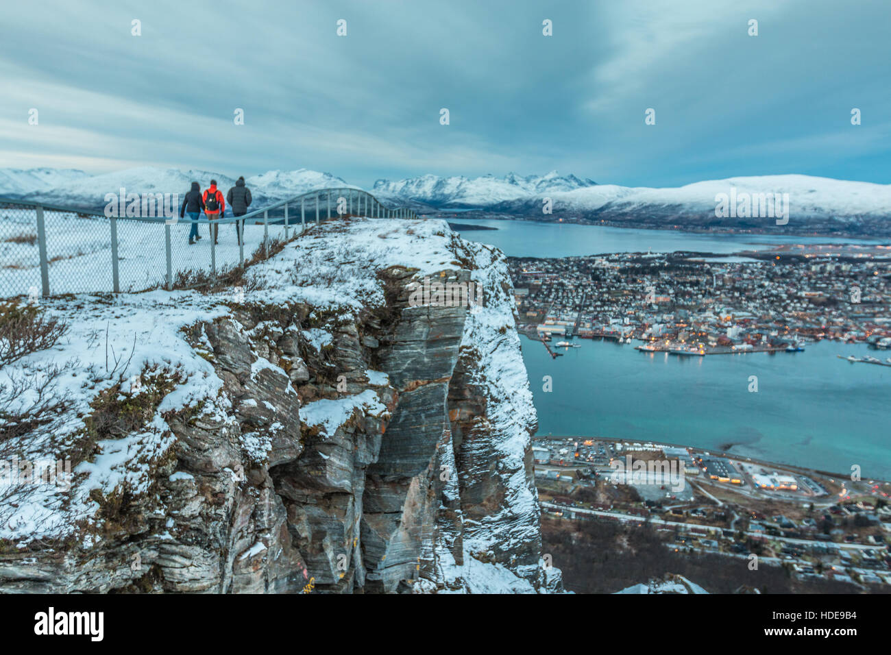 Stadt von Tromsø in Norwegen Stockfoto