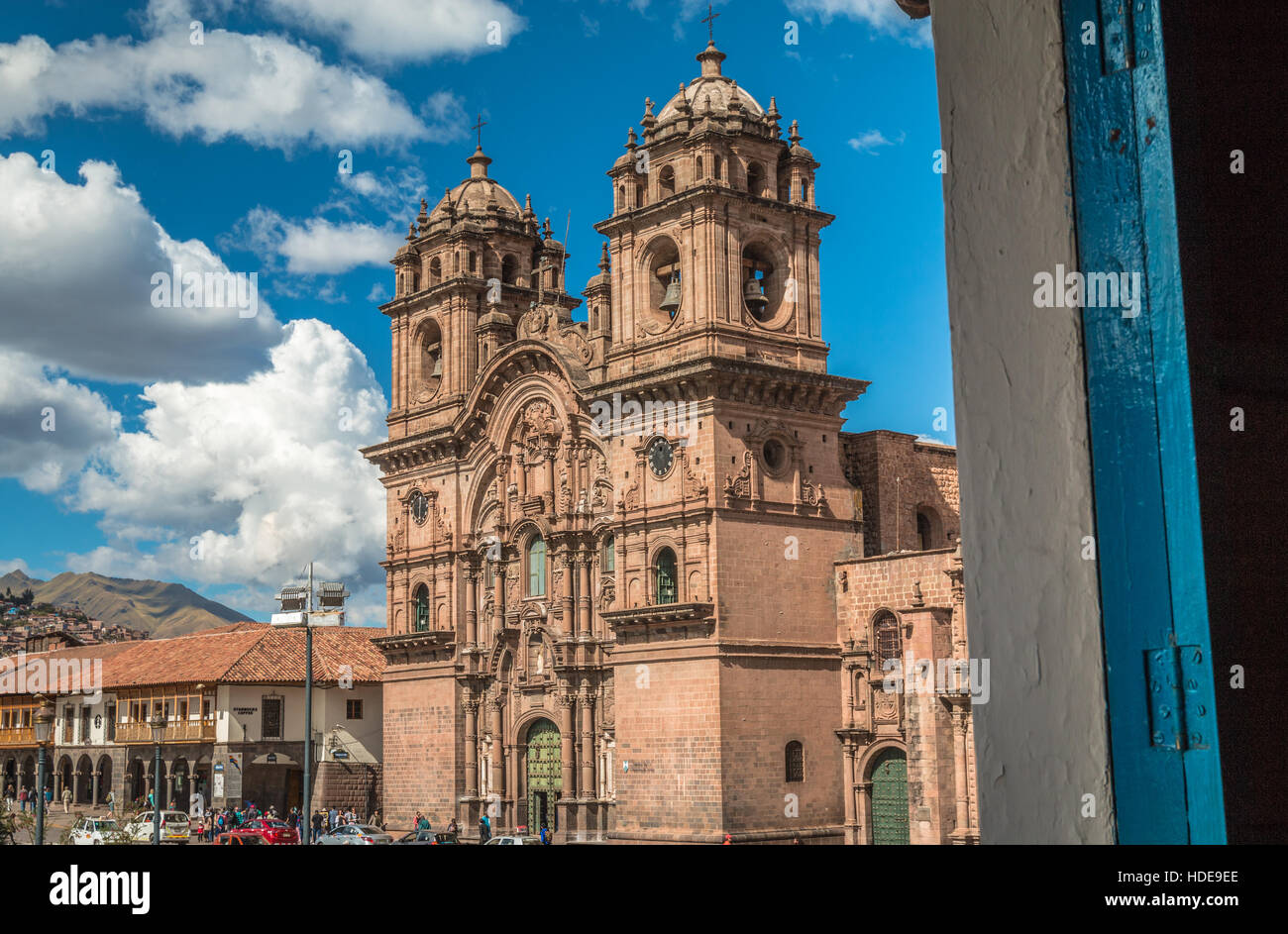 Templo De La Compania de Jesus Kirche in Cusco-Peru Stockfoto