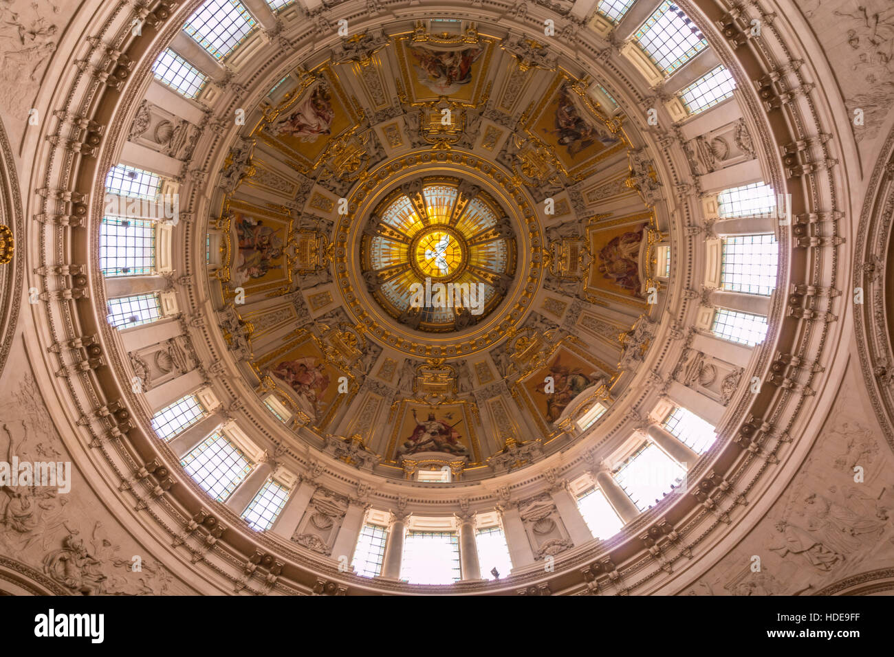 Kuppel im Berliner Dom in Deutschland Stockfoto