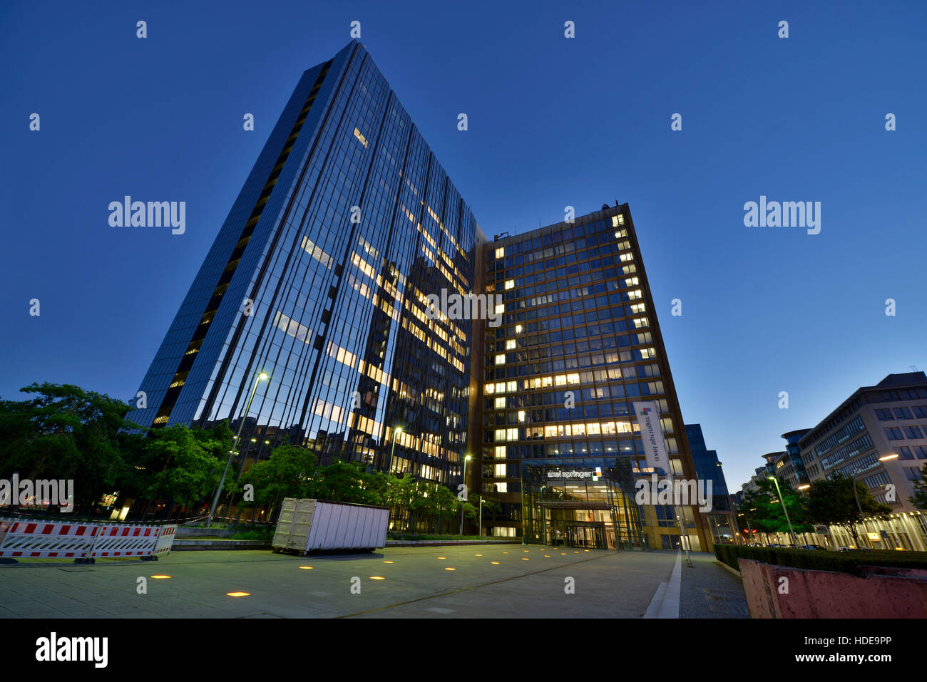 Axel-Springer-Verlag, Axel-Springer-Straße, Kreuzberg, Berlin, Deutschland Stockfoto