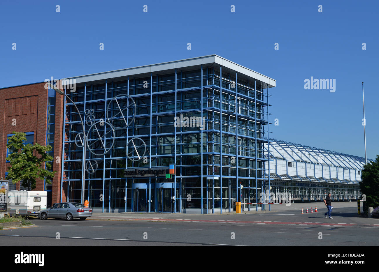 Druckerei, Axel Springer, Brunsbuetteler Damm, Spandau, Berlin, Deutschland Stockfoto
