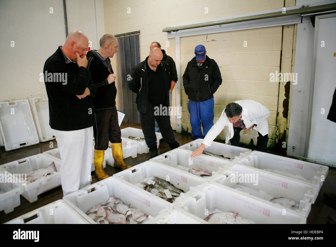 Scarborough Fisch Markt, North Yorkshire, UK. Stockfoto