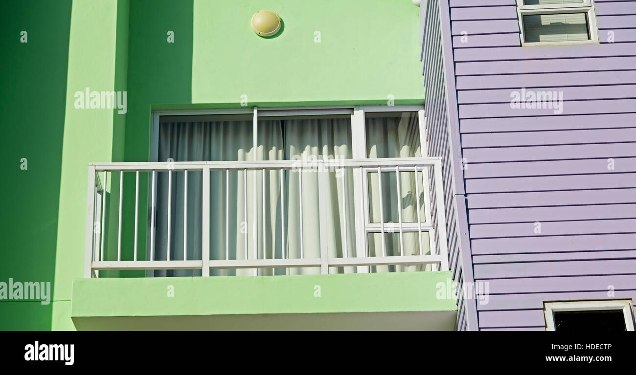 Bewegungsunschärfe in Südafrika Kap Stadt antiken Ferienhaus nahe am Meer Stockfoto