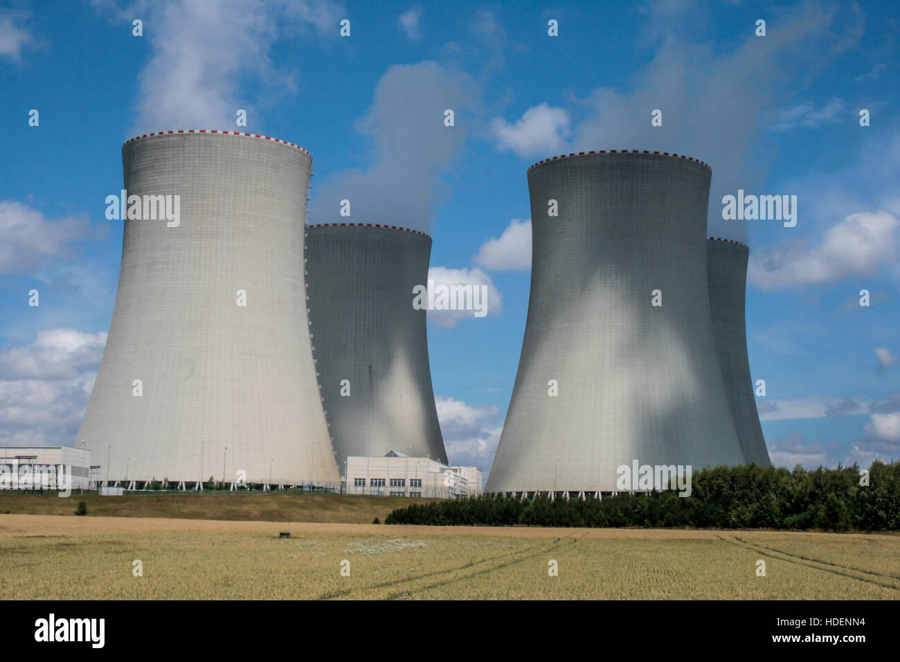 Atomkraftwerk Temelin Kernenergie Anti Akw Bewegung Stockfotografie Alamy