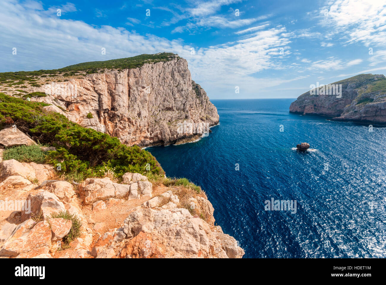 Capo Caccia-Sardinien Stockfoto