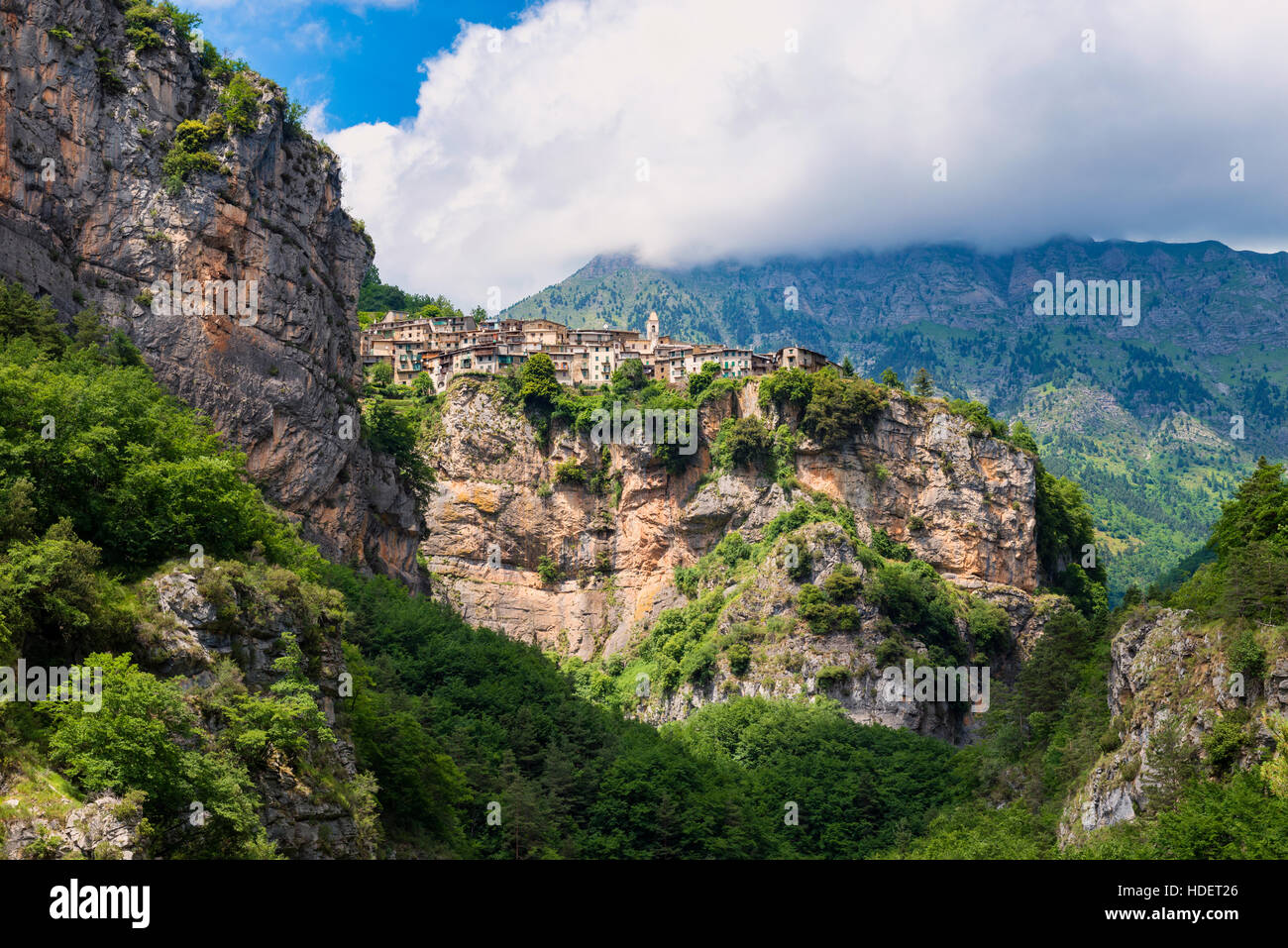 Dorf von Realdo Italien Stockfoto