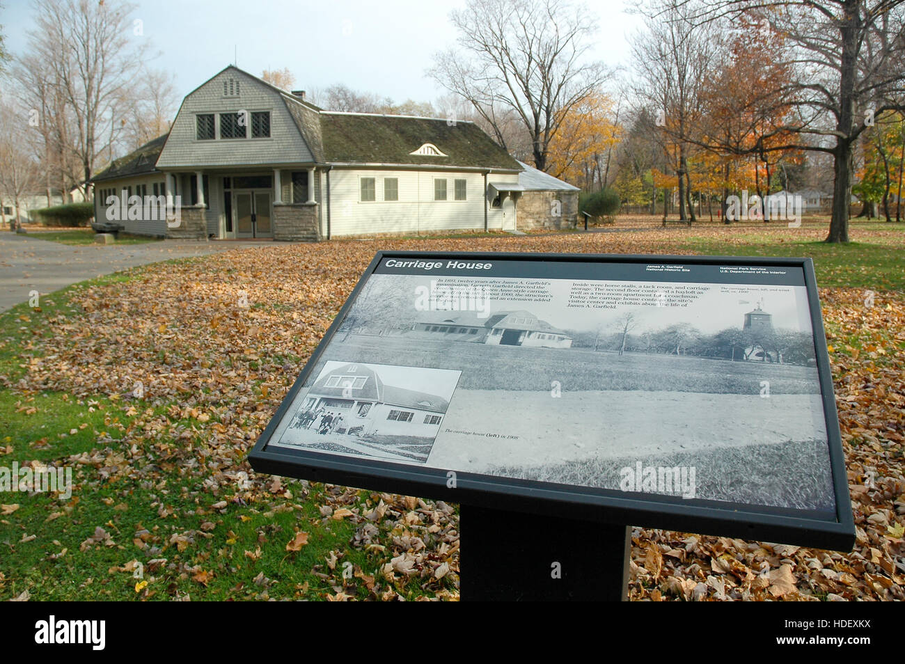 James A. Garfield National Historic Site Stockfoto