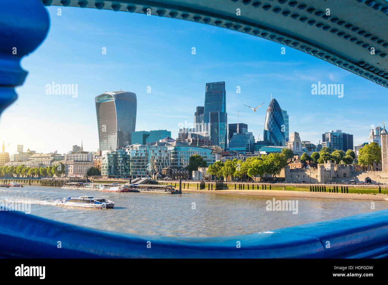 City of London eines der führenden der globalen Finanzwirtschaft Zentren Stockfoto