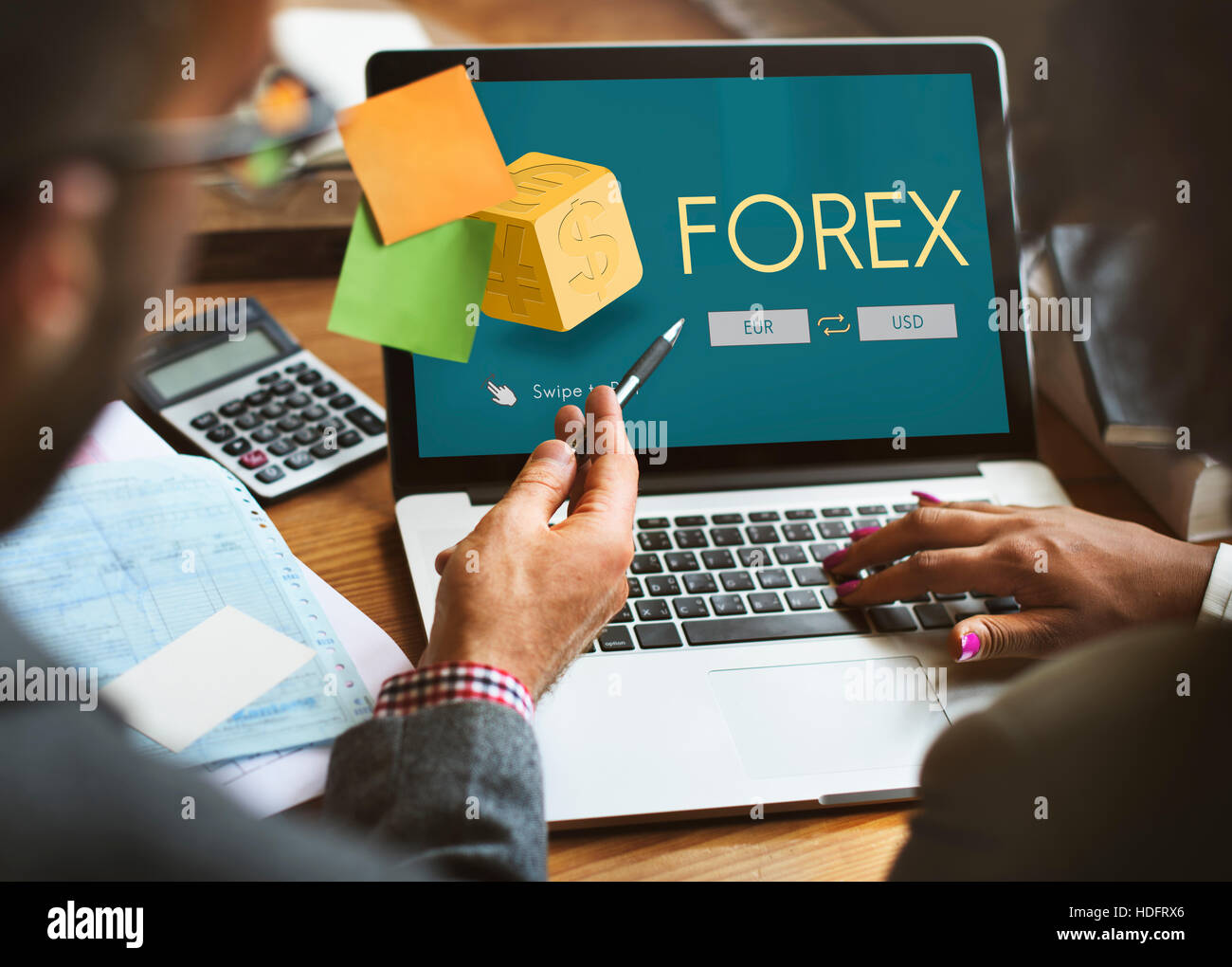 Forex Währung Geld-Banking-Konzept Stockfoto