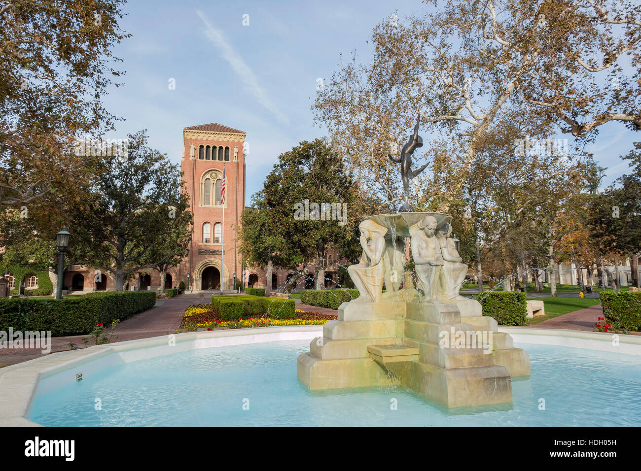 Los Angeles, 9 Dez.: Campus von der University of Southern California am 9. Dezember 2016 in Los Angeles Stockfoto