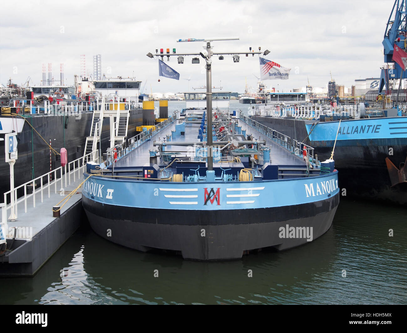 Manouk II (Schiff, 2008) Hafen von Rotterdam Stockfoto