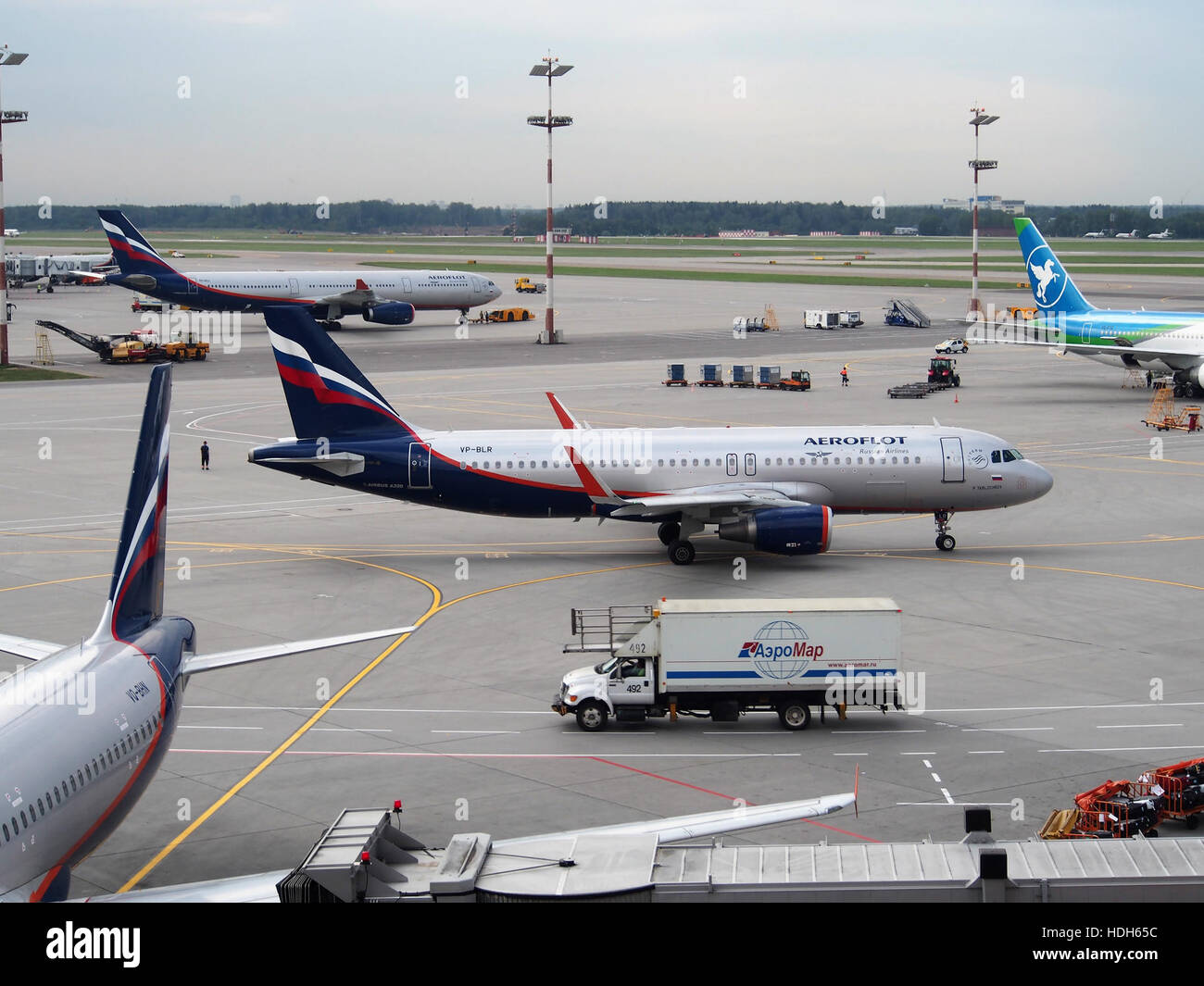 VP-BLR (Airraft) am internationalen Flughafen Sheremetyevo pic1 Stockfoto