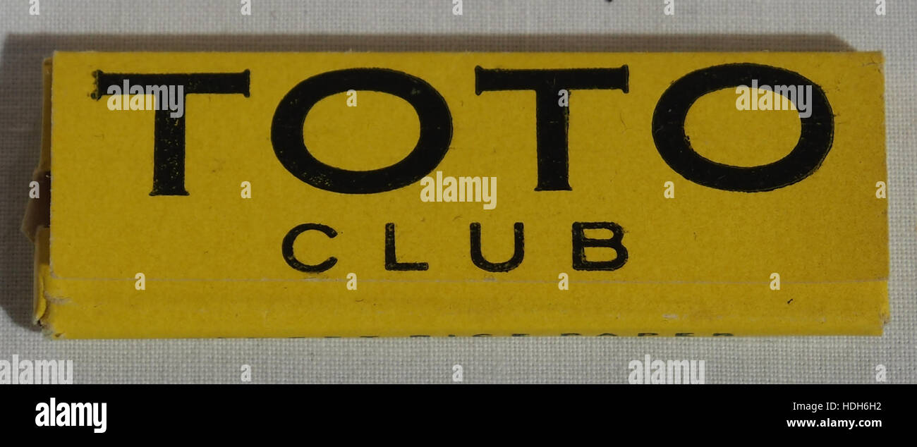 Toto-Club-vloeitjes Stockfoto