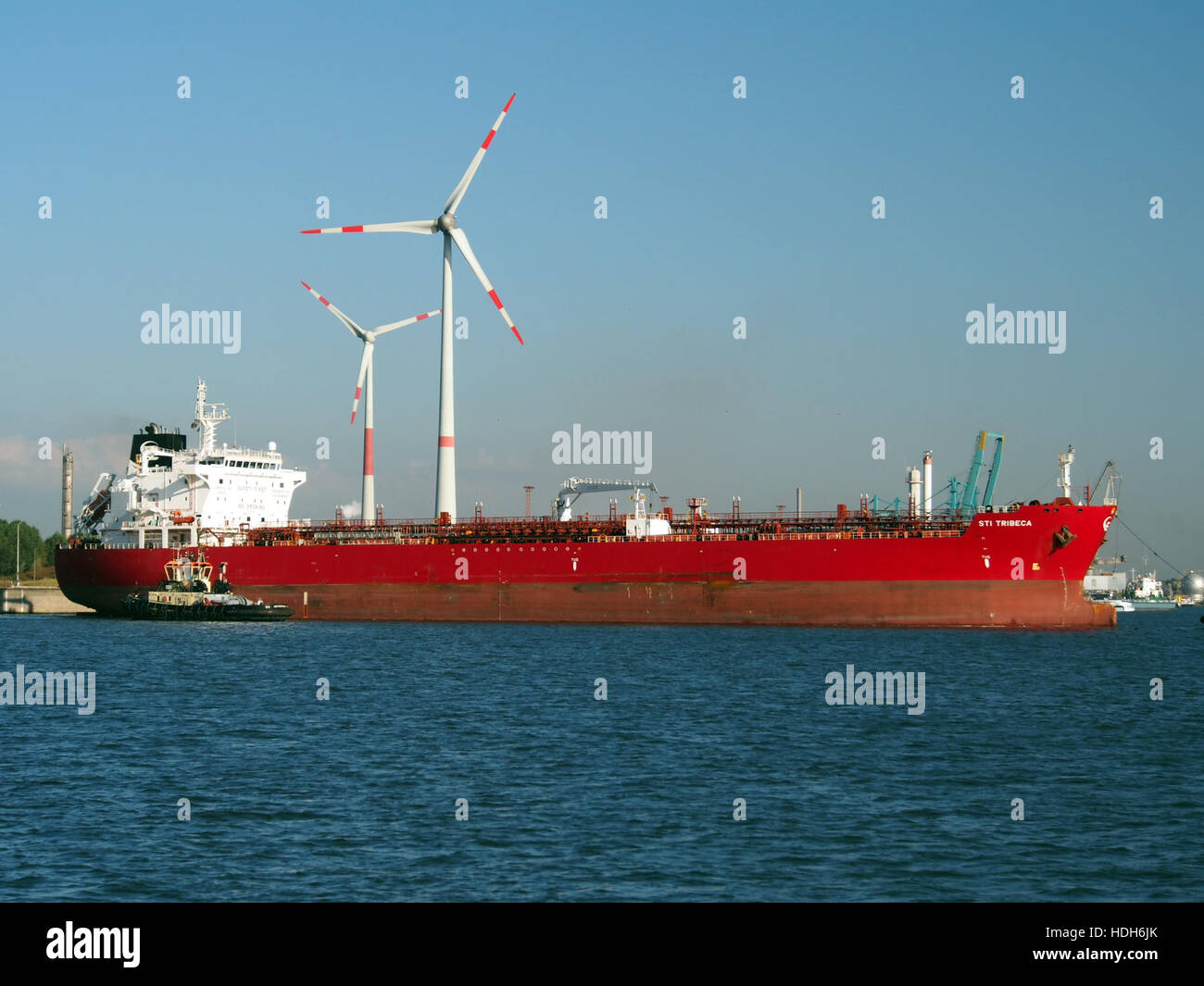 STI Tribeca (Schiff, 2014) IMO 9686742 im Hafen von Antwerpen pic1 Stockfoto