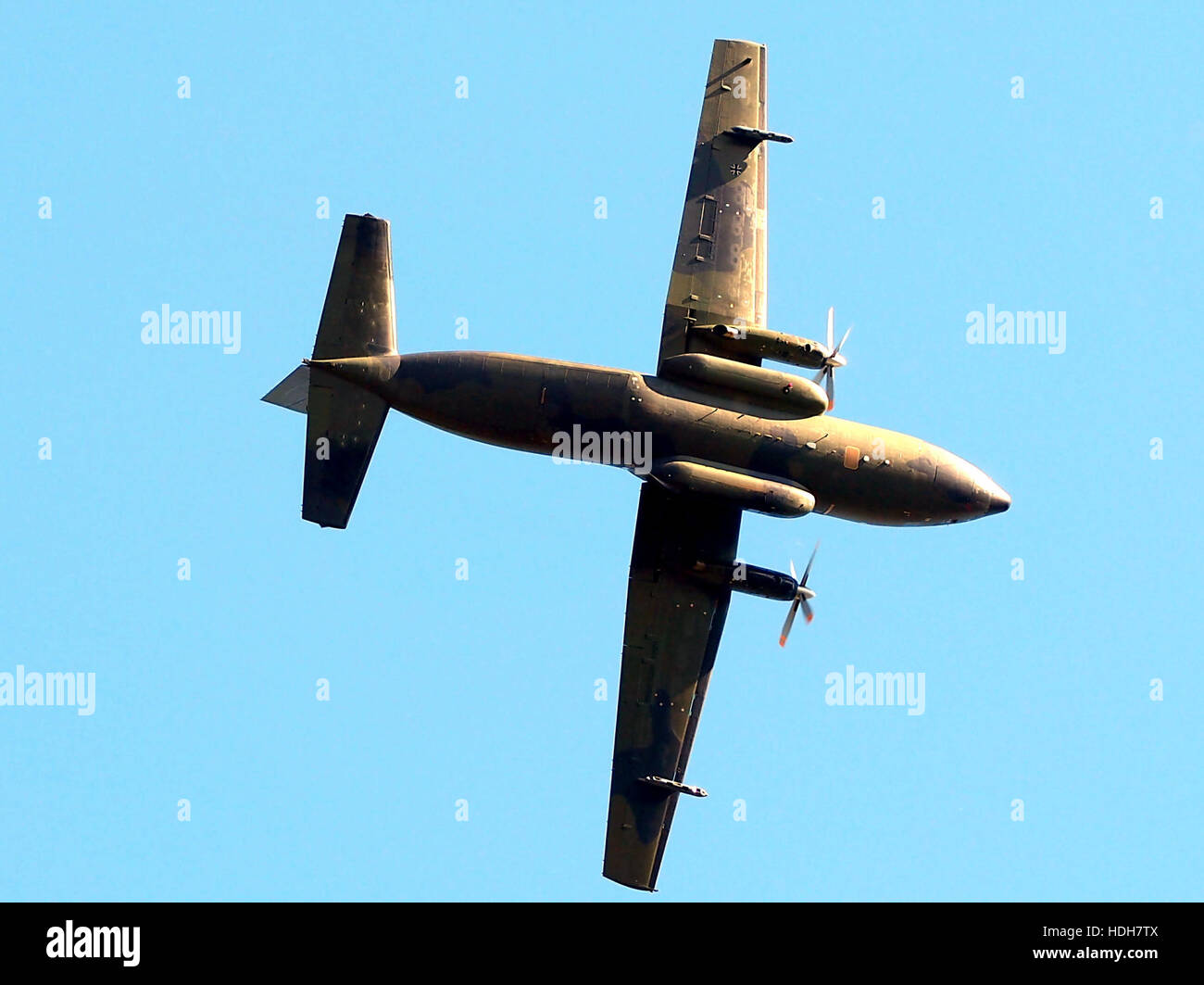 C-160 Transall über die Loreley pic4 Stockfoto