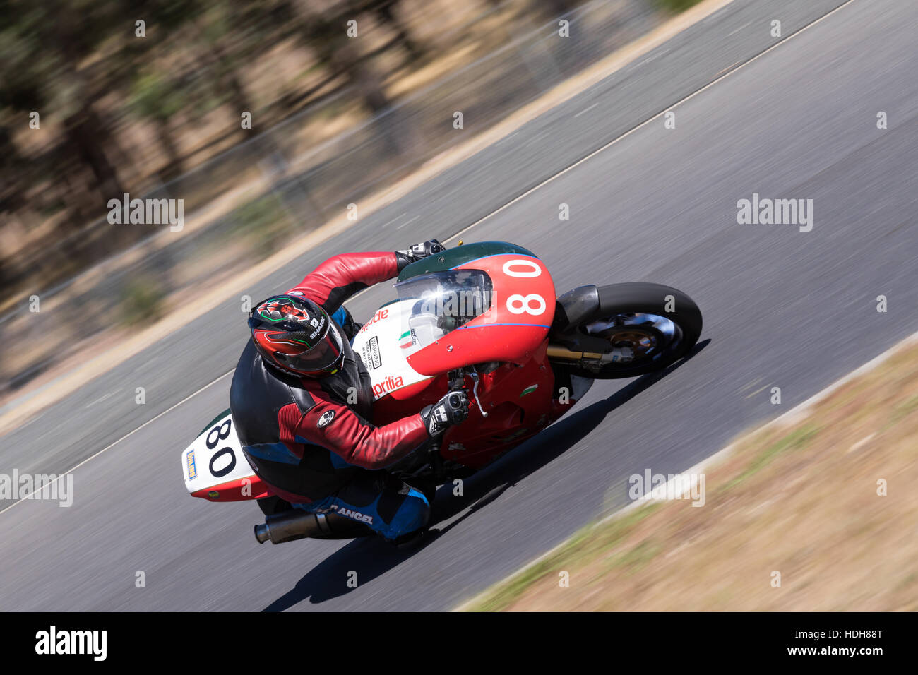 MELBOURNE, Australien-Dezember 11: Einige der Aktion tagsüber Broadford Road Ride - 11. Dezember 2016. Broadford, Austra Stockfoto