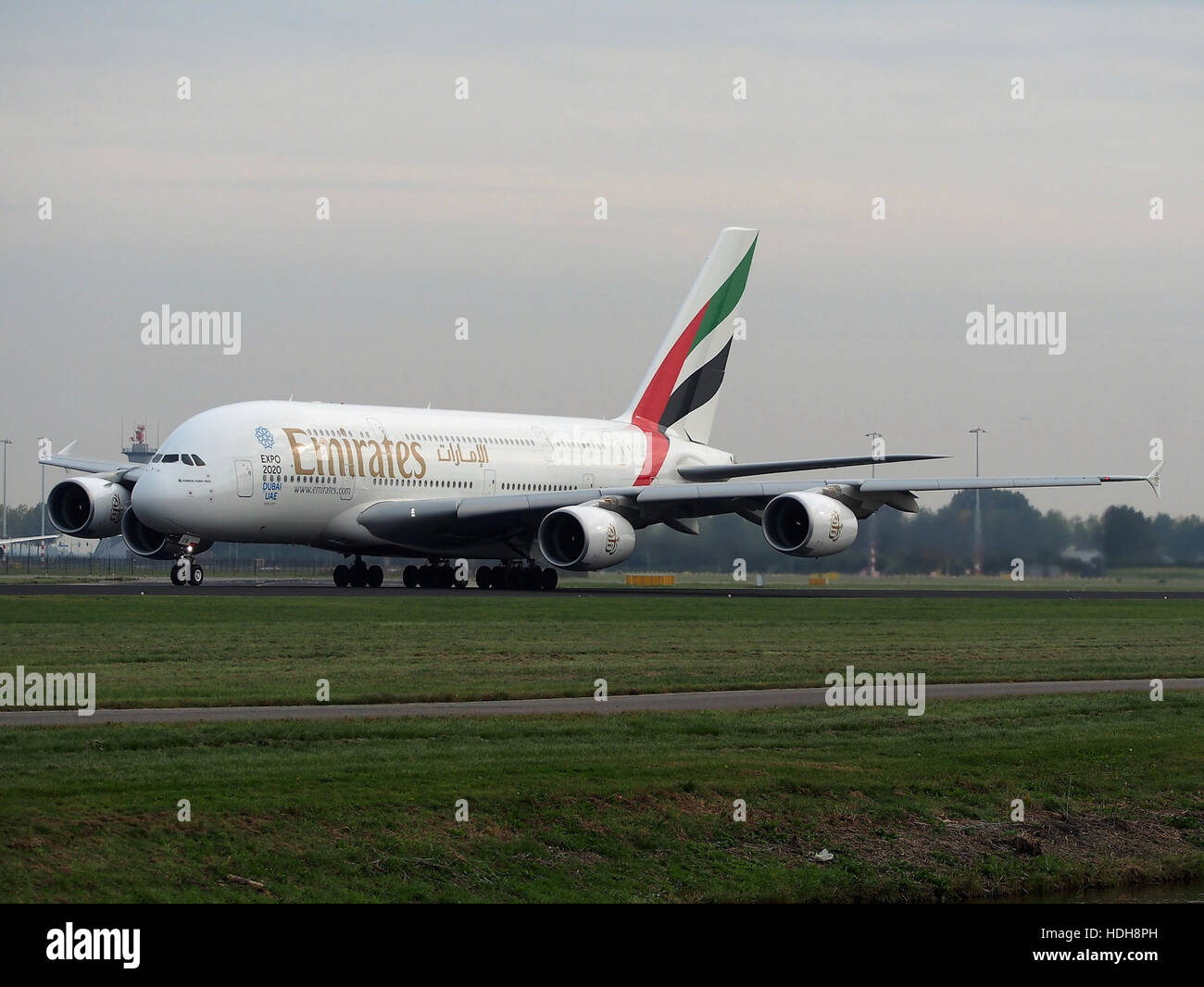 A6-EOW (Flugzeuge) auf Schiphol pic3 Stockfoto