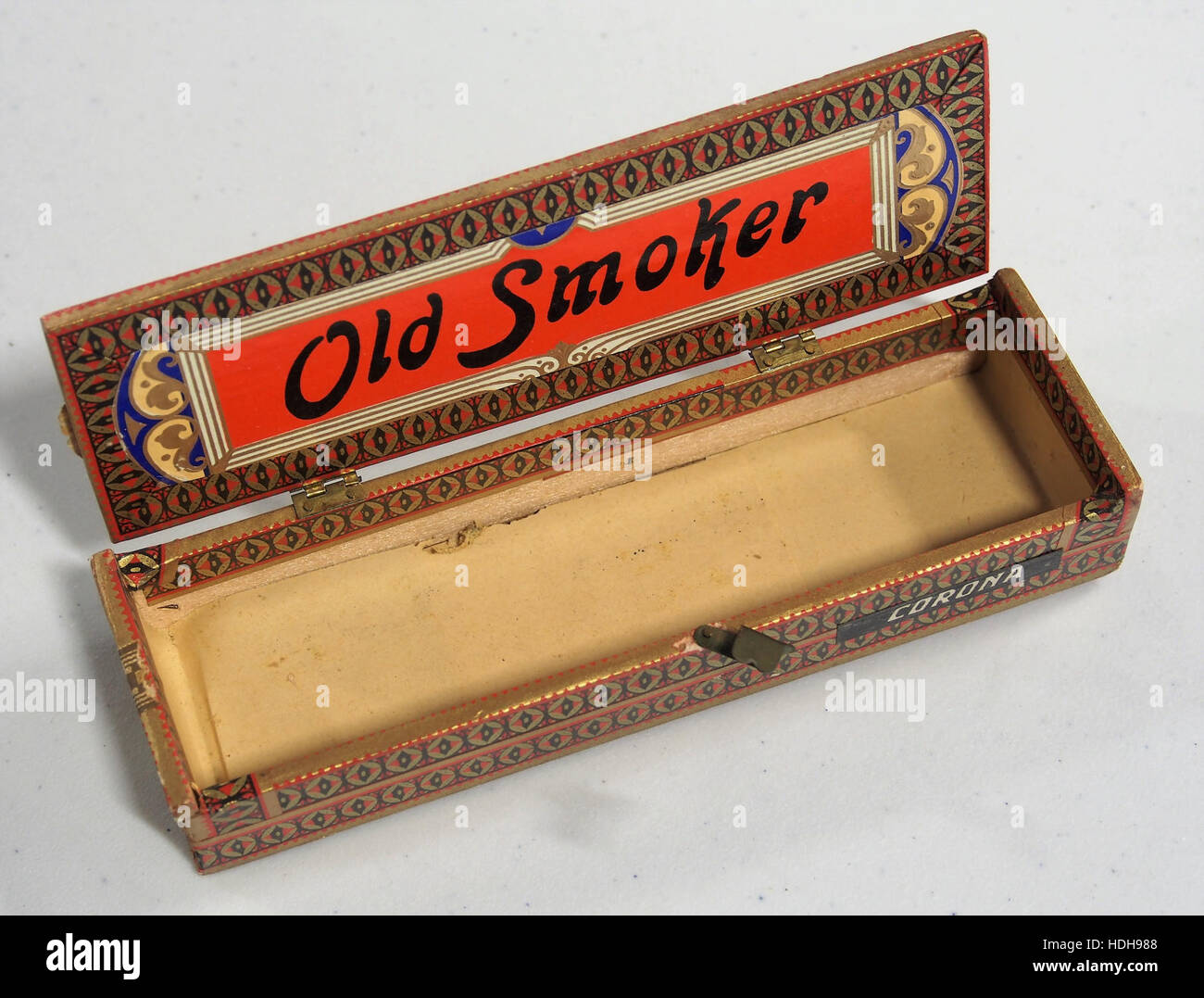 Alten Raucher Sigarenkistje pic2 Stockfoto