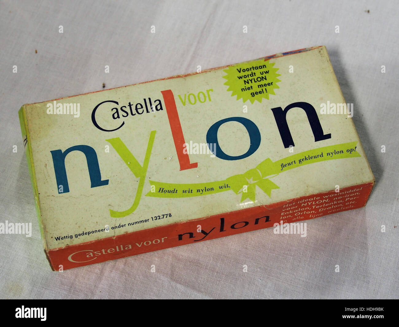 Castella Voor NYLON Wasmiddelverpakking pic6 Stockfoto