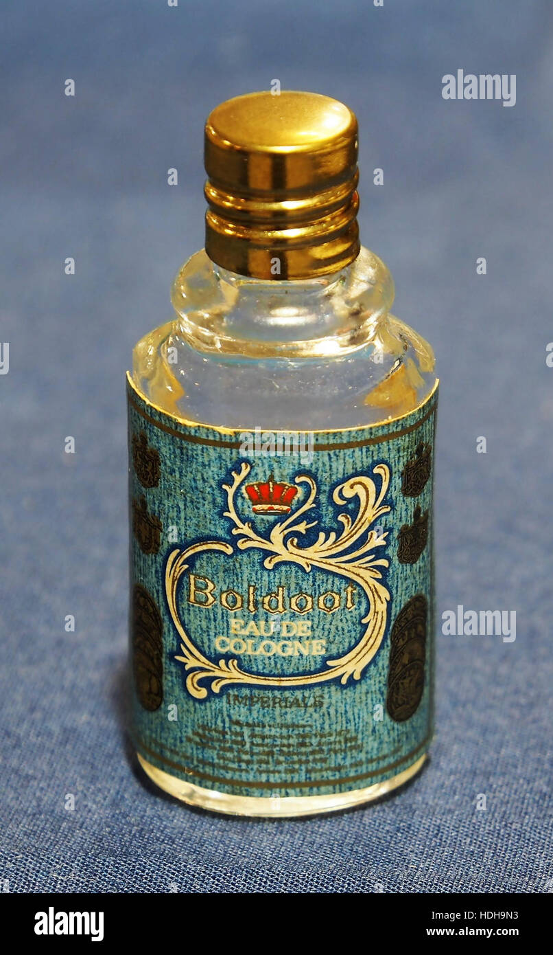 Boldood Antiek Eau De Cologne Flesje pic5 Stockfoto