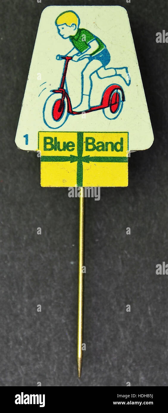 Blaues Band-autopet Stockfoto