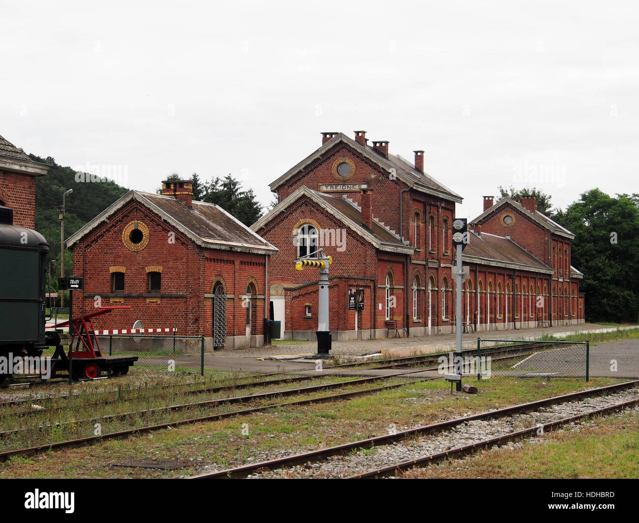 Bahnhof Treignes pic1 Stockfoto