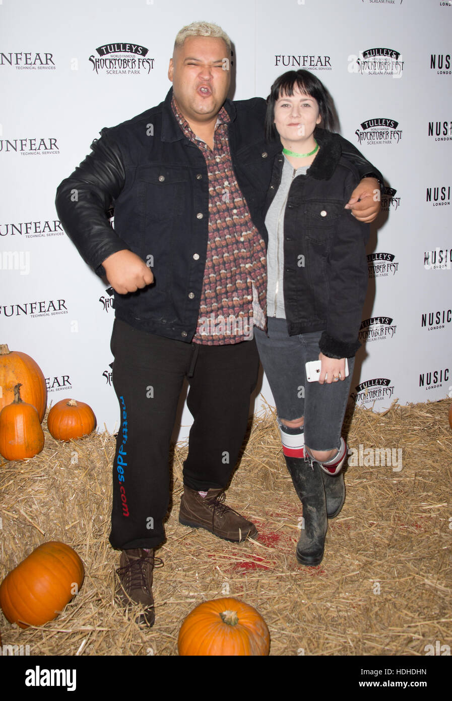 Shocktober Fest auf der Tulleys Farm - drücken Sie die Nacht mit: Heavy D wo: Crawley, Vereinigtes Königreich bei: 7. Oktober 2016 Stockfoto