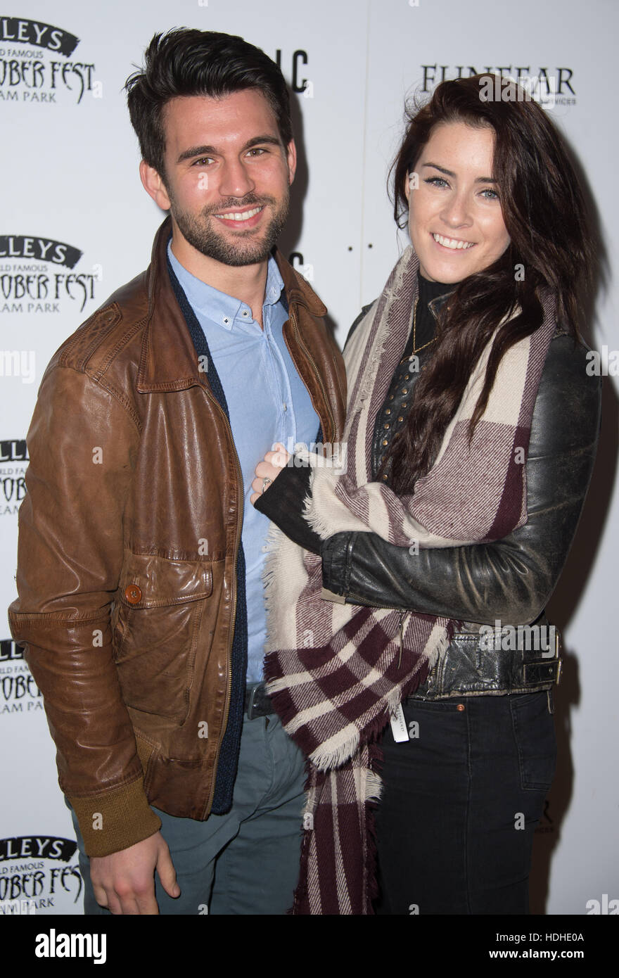 Shocktober Fest auf der Tulleys Farm - drücken Sie die Nacht mit: Lucie Jones wo: Crawley, Vereinigtes Königreich bei: 7. Oktober 2016 Stockfoto