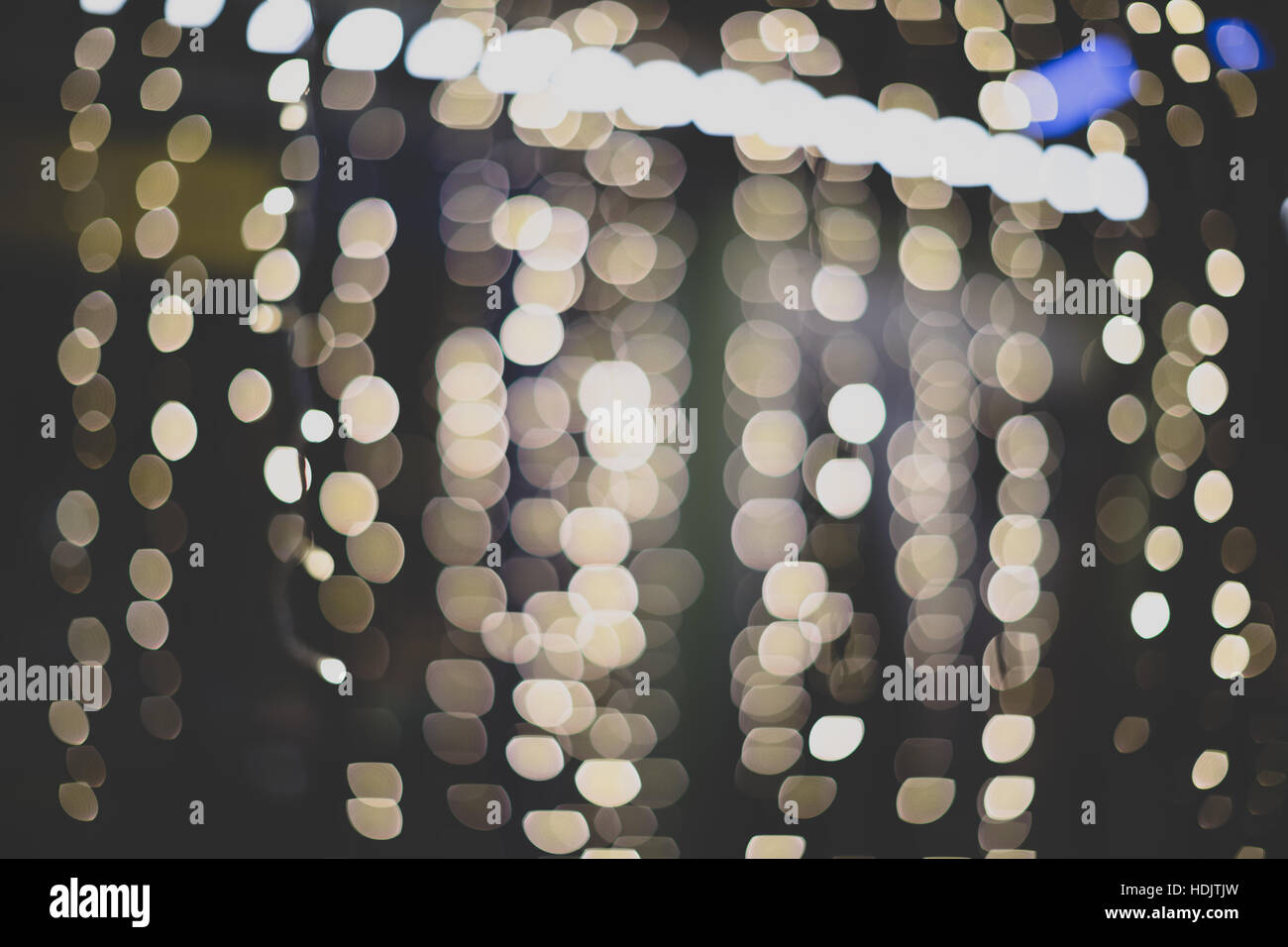 Vintage-Look von Bokeh hellen abstrakten Hintergrund. Stockfoto