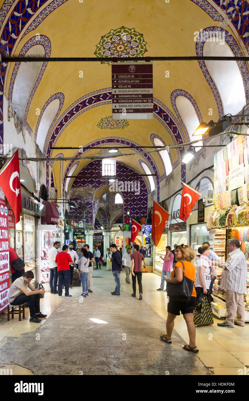 Basar-Istanbul-Türkei Stockfoto