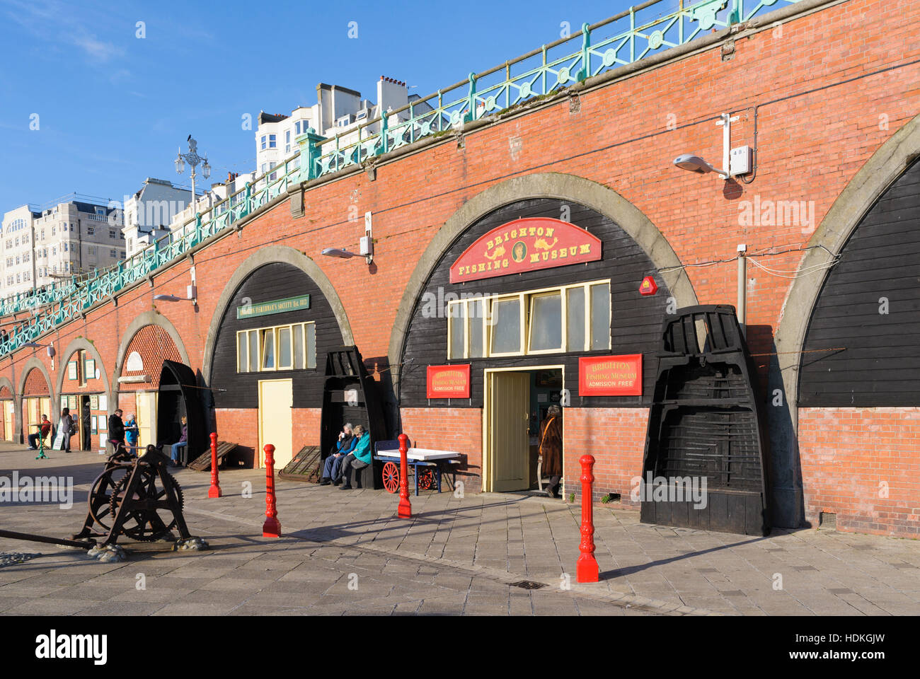 Außenseite des Fischerei-Museum, Brighton Promenade, Brighton, East Sussex, England, UK Stockfoto